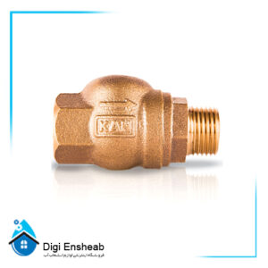 Bronze Male Swing Cheek valve Type D